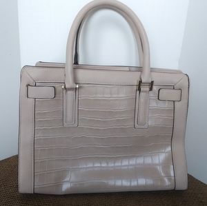 Merona Cream Structured Satchel